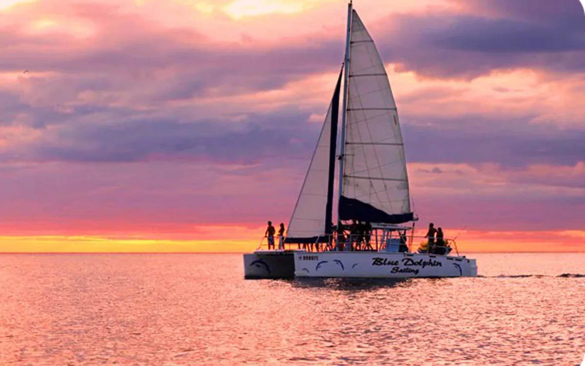 Image of Boat Sunset Experience in Santa Teresa, Costa Rica.