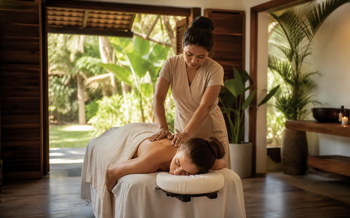 Editorial representation of Massage Therapy - In Villa / Hotel in Santa Teresa, Costa Rica.