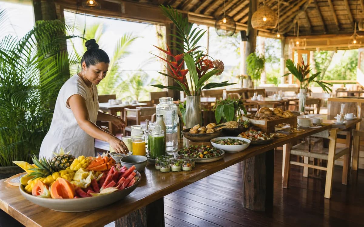 Editorial representation of Retreat Catering Support in Santa Teresa, Costa Rica.