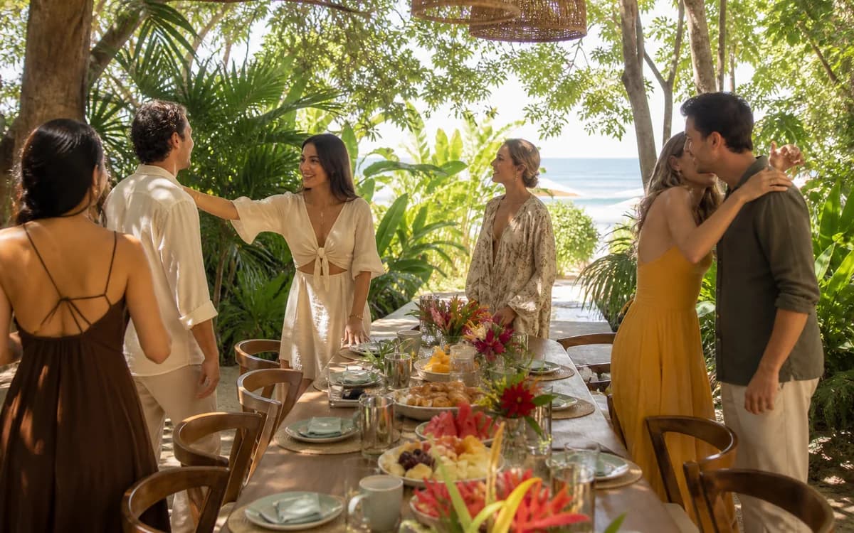Editorial representation of Wedding Farewell Brunch in Santa Teresa, Costa Rica.