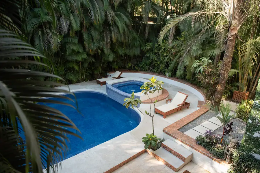 The Dreamcatcher pool seen from above
