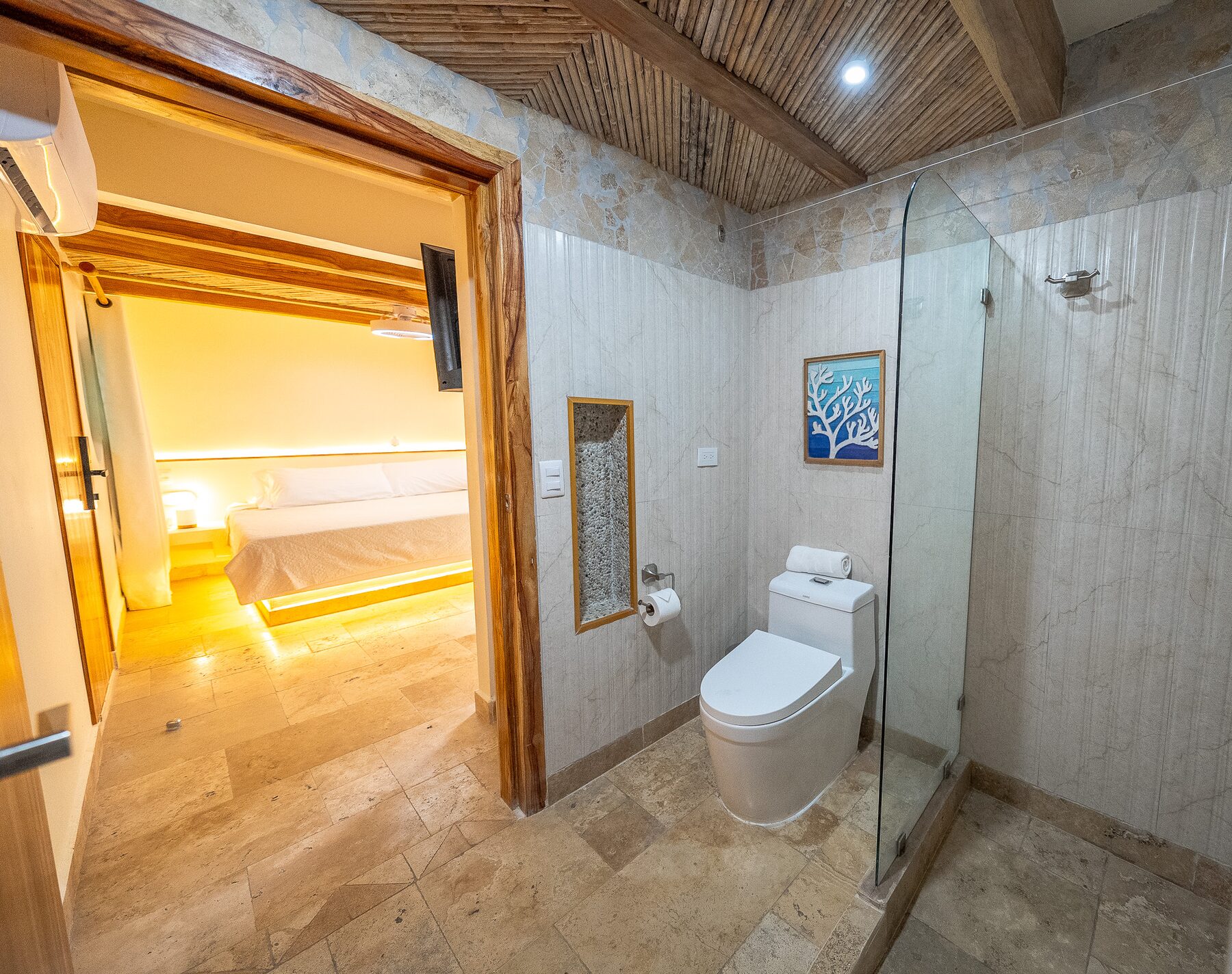 #24 King premium con terraza: baño privado