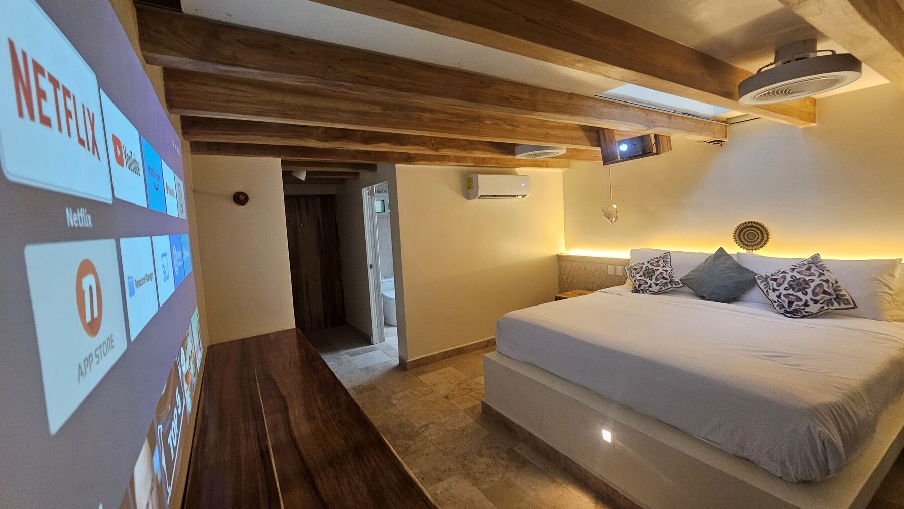 #26 Apartamento familiar premium con cocina: proyector privado