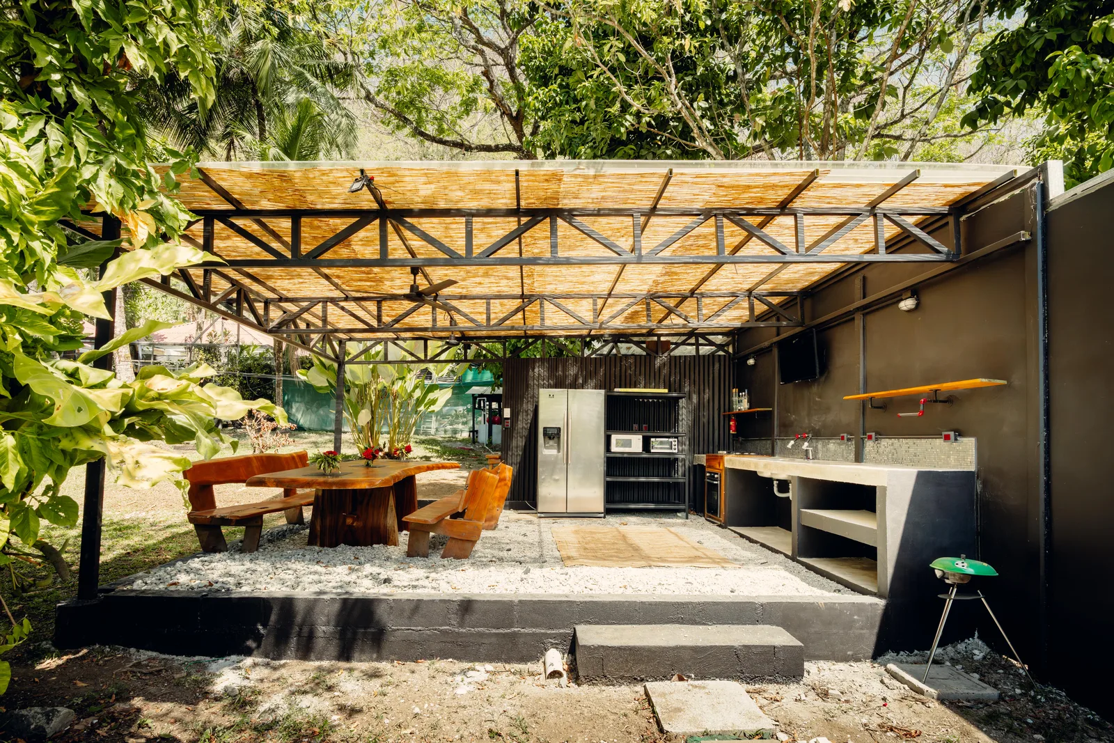 Cocina compartida exterior