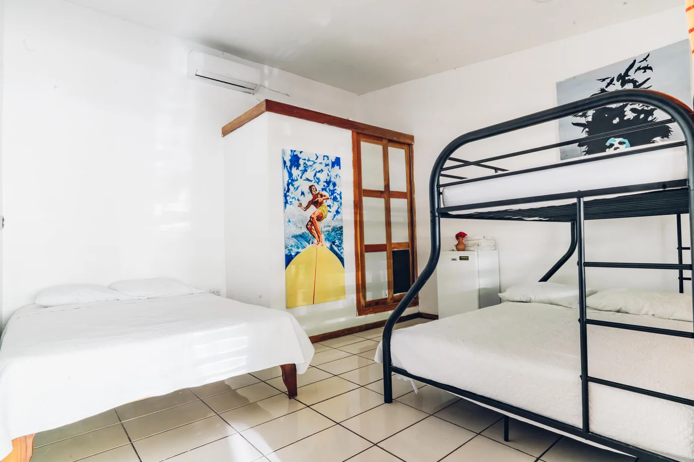 Cuarto privado de Santa Toro con camarote y cama individual